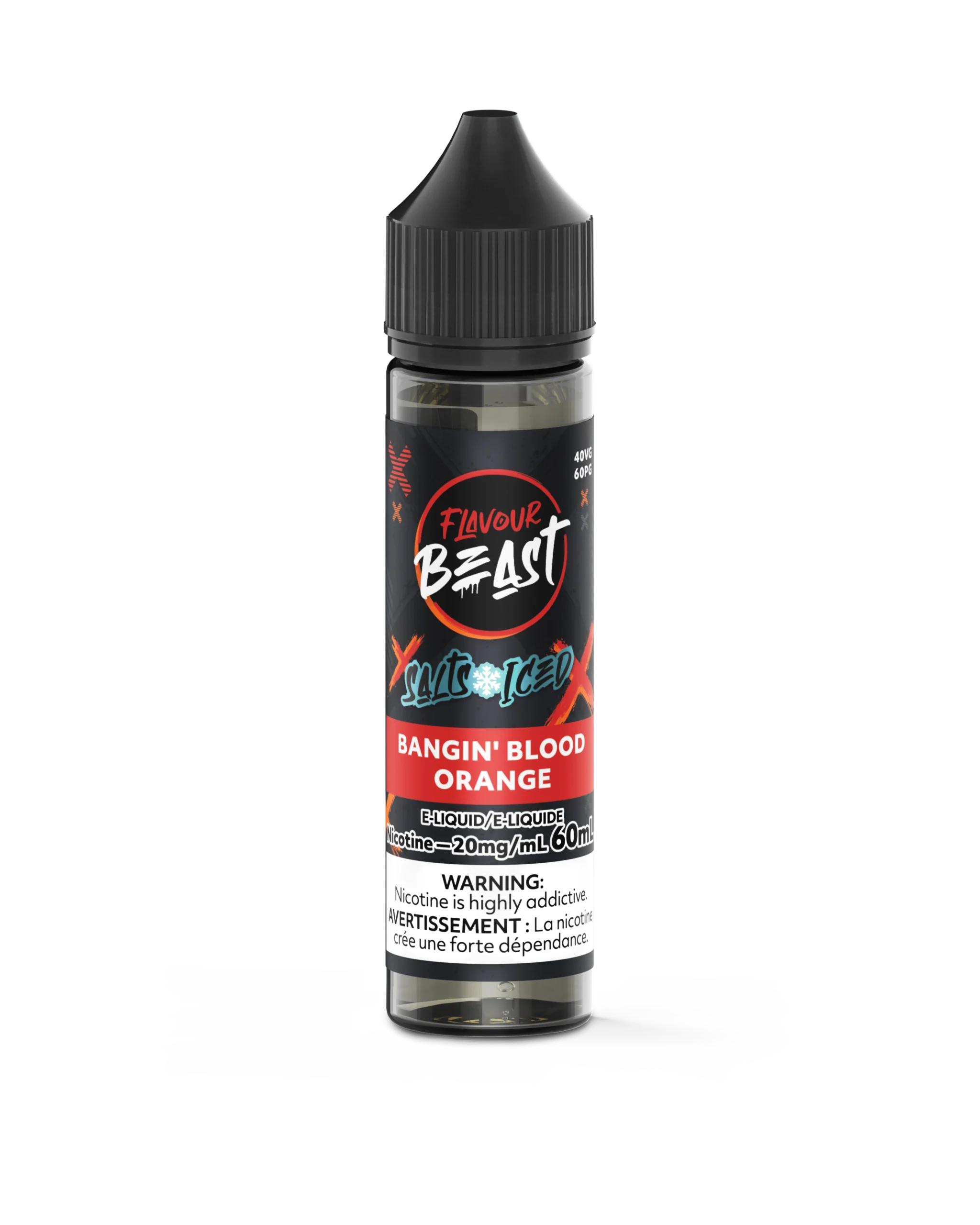 Bangin’ Blood Orange Iced Nic Salt E-Liquid 60ml