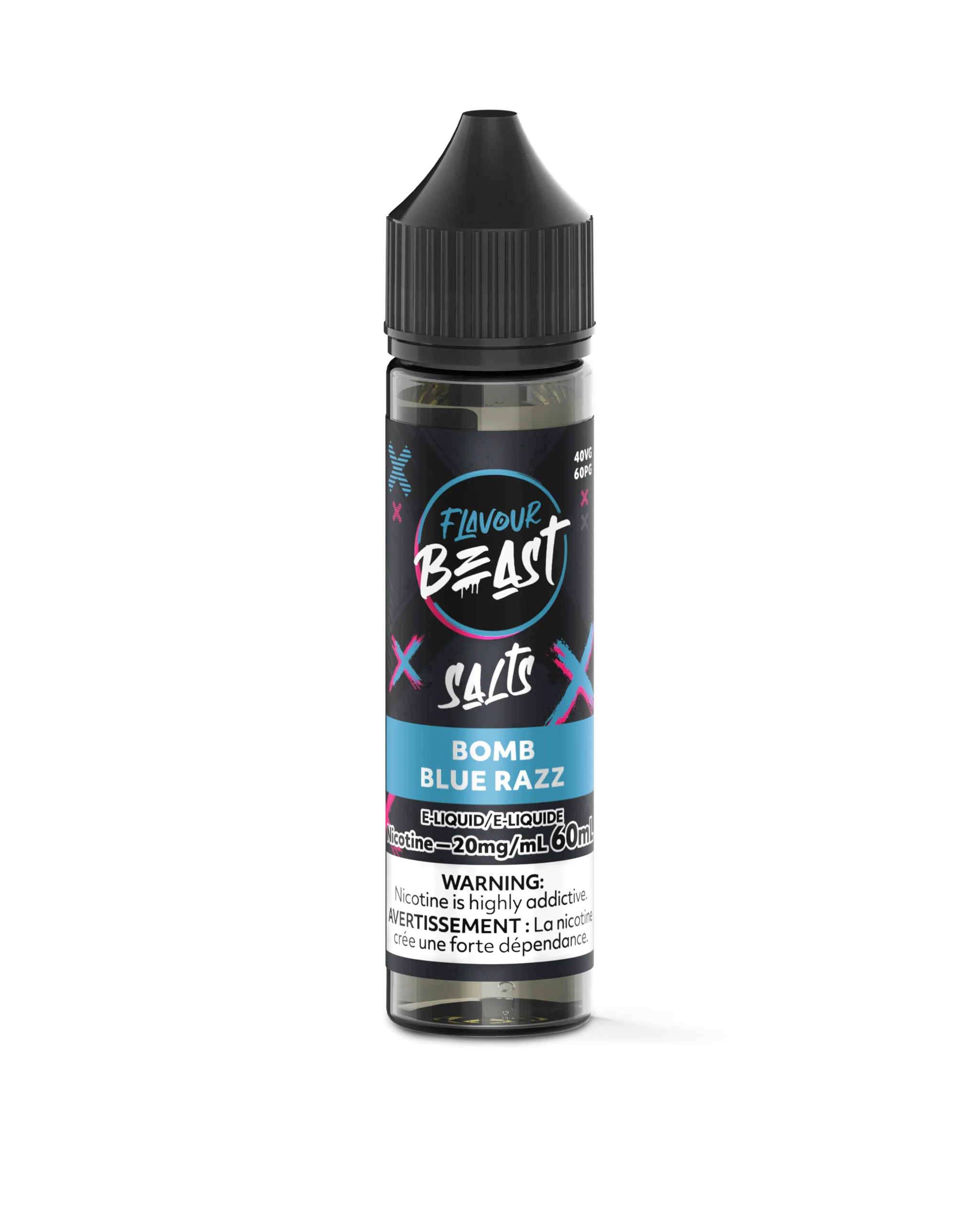 Bomb Blue Razz Nic Salt E-Liquid 60ml