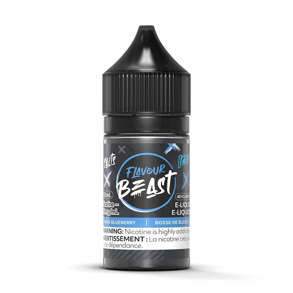 Boss Blueberry Iced Nic Salt E-Liquid